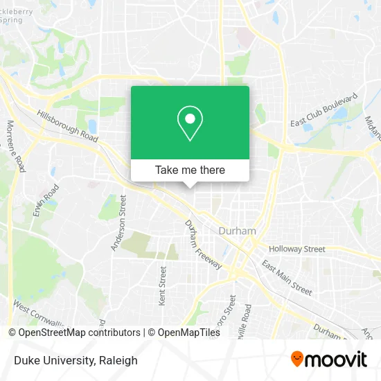 Mapa de Duke University