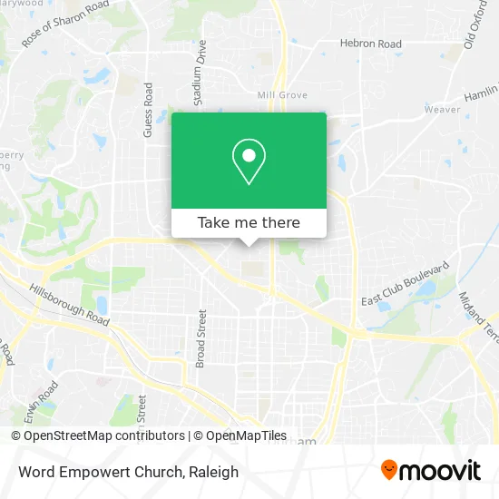Word Empowert Church map