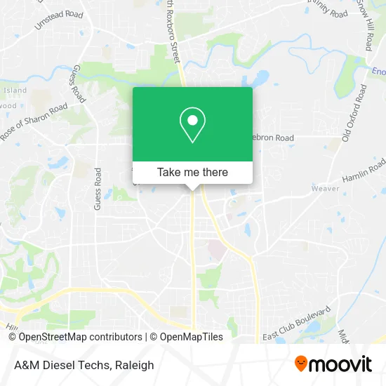 A&M Diesel Techs map
