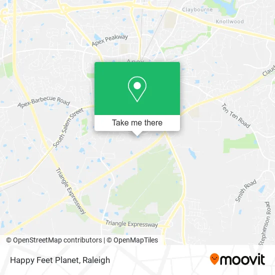 Happy Feet Planet map