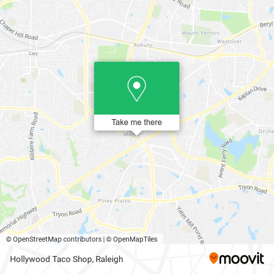 Hollywood Taco Shop map