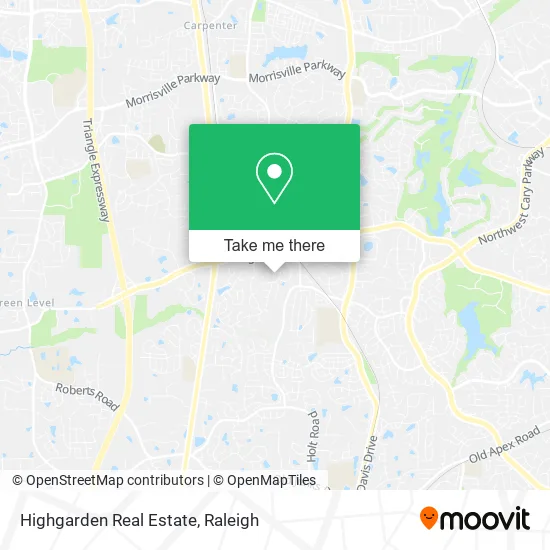 Highgarden Real Estate map