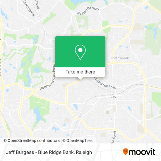Mapa de Jeff Burgess - Blue Ridge Bank