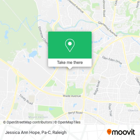 Mapa de Jessica Ann Hope, Pa-C