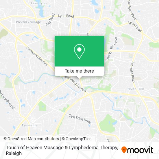 Touch of Heaven Massage & Lymphedema Therapy map