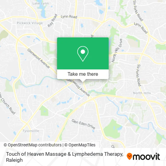 Touch of Heaven Massage & Lymphedema Therapy map
