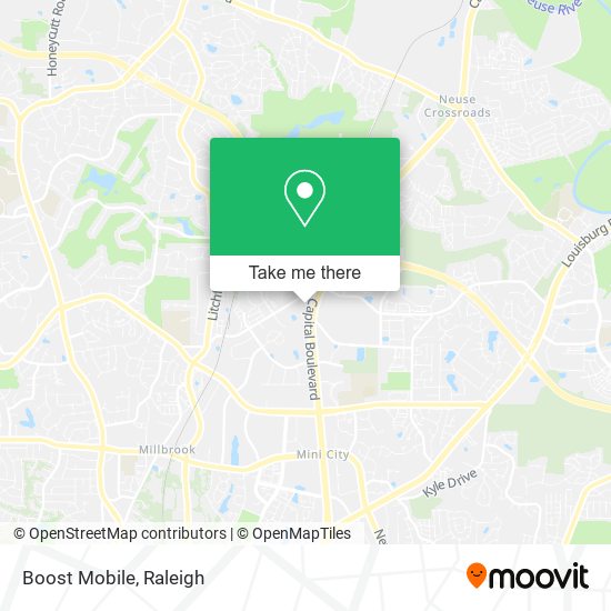 Boost Mobile map