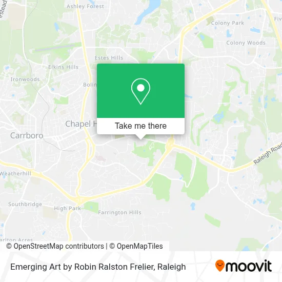 Emerging Art by Robin Ralston Frelier map