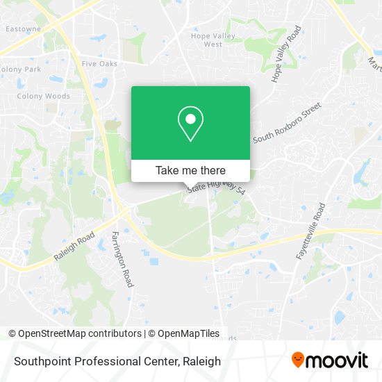 Southpoint Professional Center map