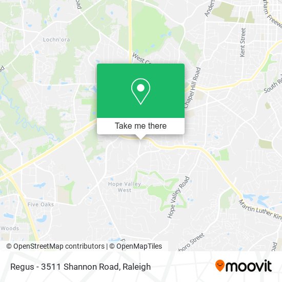 Mapa de Regus - 3511 Shannon Road