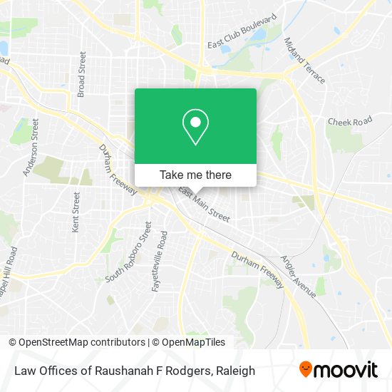 Law Offices of Raushanah F Rodgers map