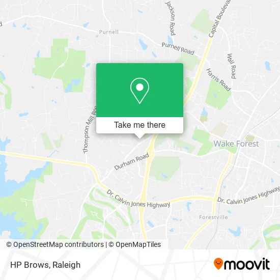 HP Brows map