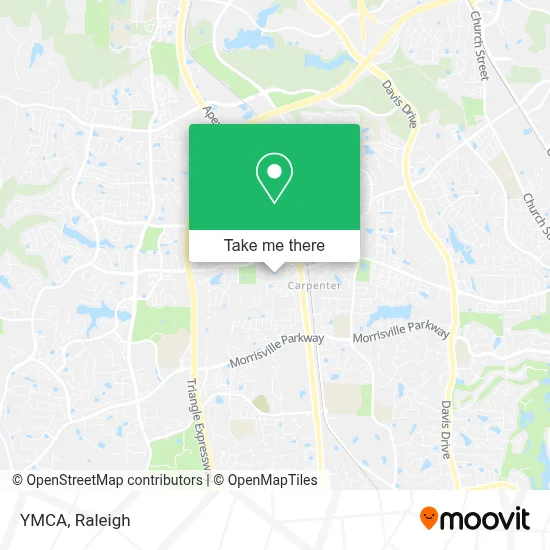 YMCA map