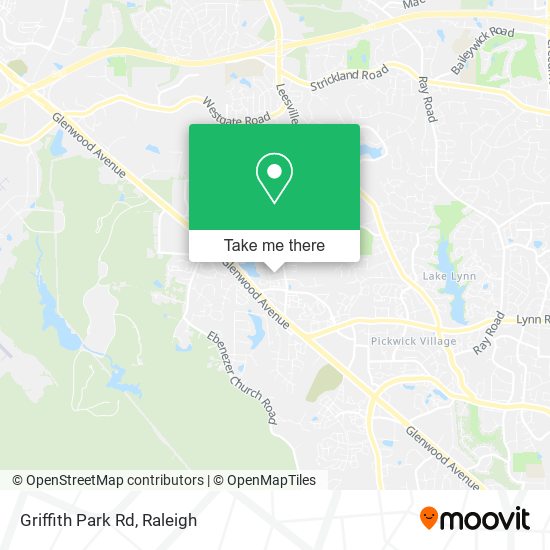 Mapa de Griffith Park Rd