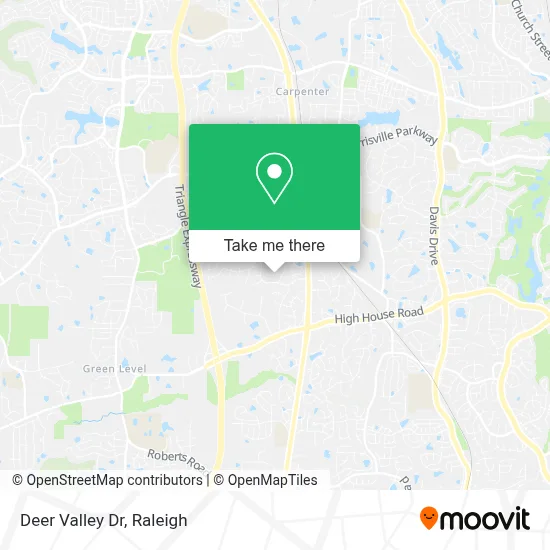 Deer Valley Dr map