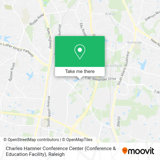 Charles Hamner Conference Center (Conference & Education Facility) map