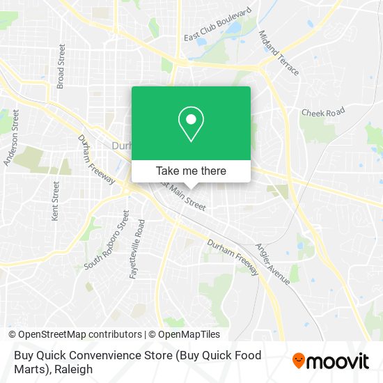 Mapa de Buy Quick Convenvience Store (Buy Quick Food Marts)