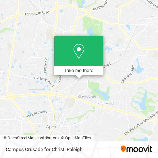Campus Crusade for Christ map