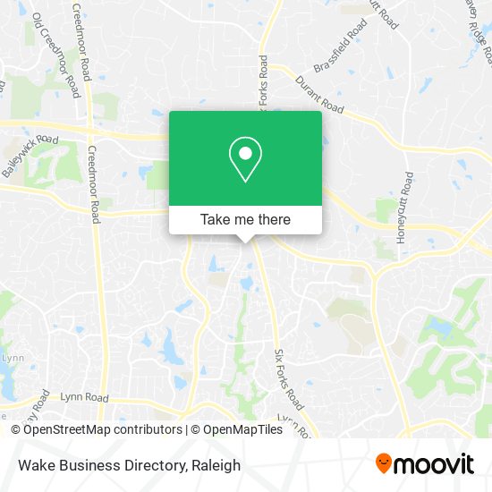 Wake Business Directory map