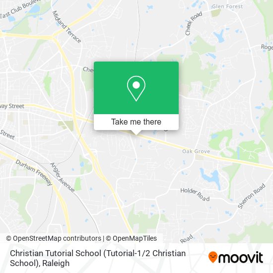 Mapa de Christian Tutorial School (Tutorial-1 / 2 Christian School)