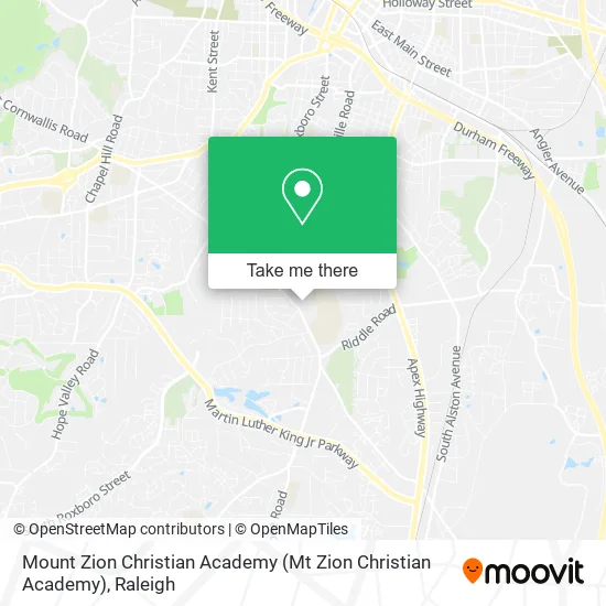 Mount Zion Christian Academy map
