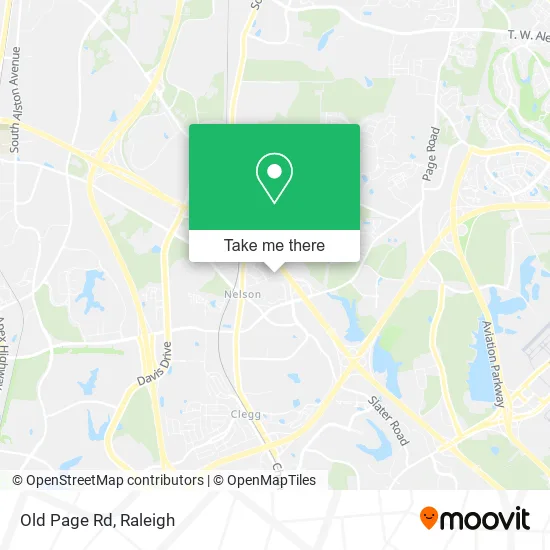 Mapa de Old Page Rd