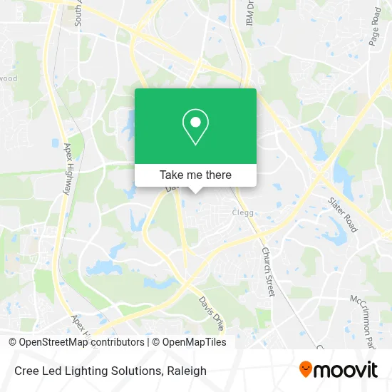 Cree Led Lighting Solutions map