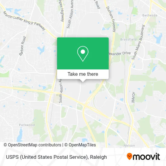 USPS (United States Postal Service) map