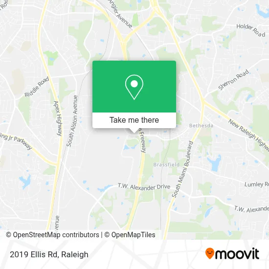 2019 Ellis Rd map
