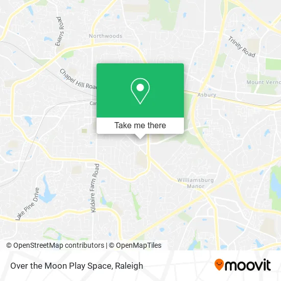 Mapa de Over the Moon Play Space