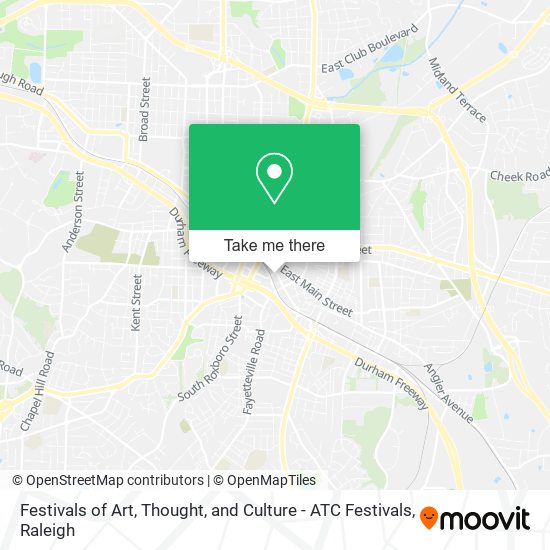 Festivals of Art, Thought, and Culture - ATC Festivals map