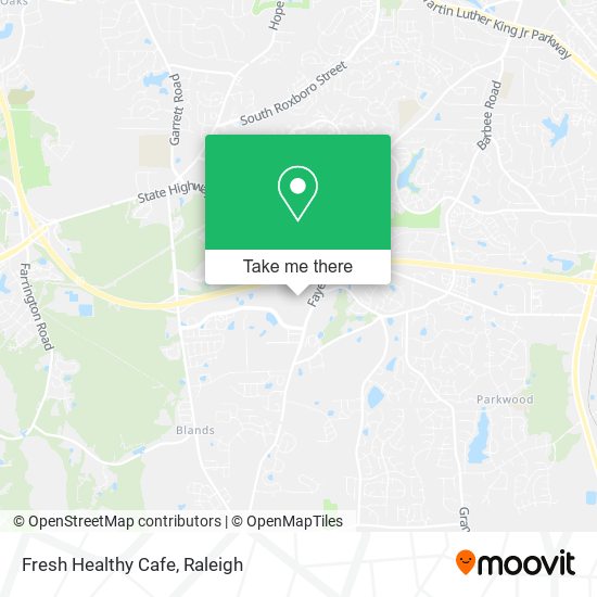 Fresh Healthy Cafe map