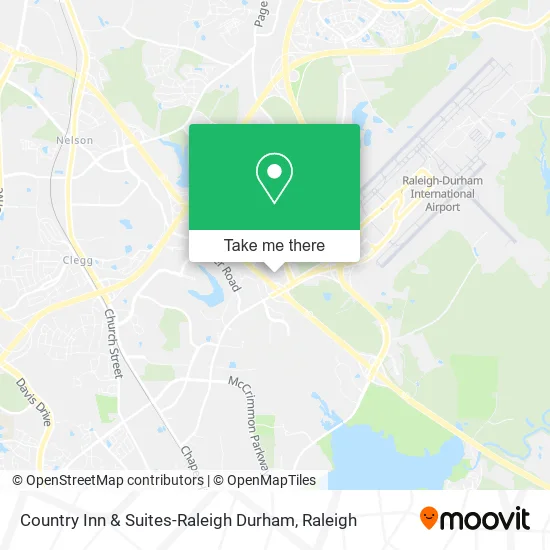 Country Inn & Suites-Raleigh Durham map