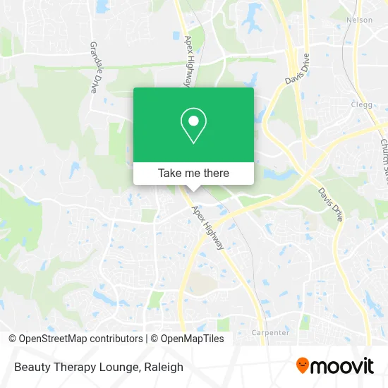 Beauty Therapy Lounge map