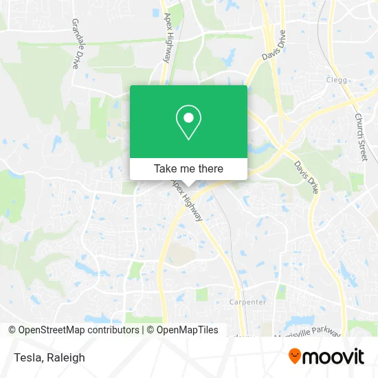 Tesla map