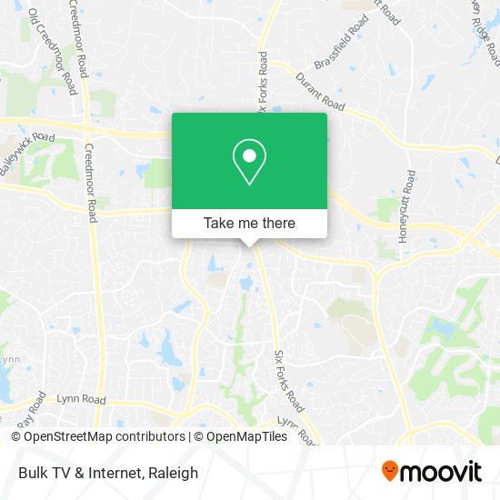 Bulk TV & Internet map