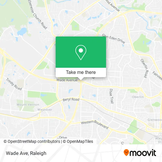 Wade Ave map