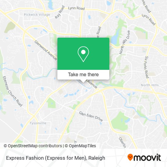 Express Fashion (Express for Men) map