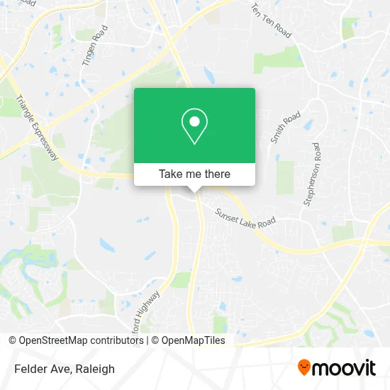 Felder Ave map