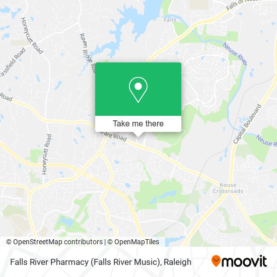 Falls River Pharmacy (Falls River Music) map