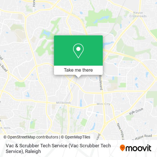 Vac & Scrubber Tech Service map