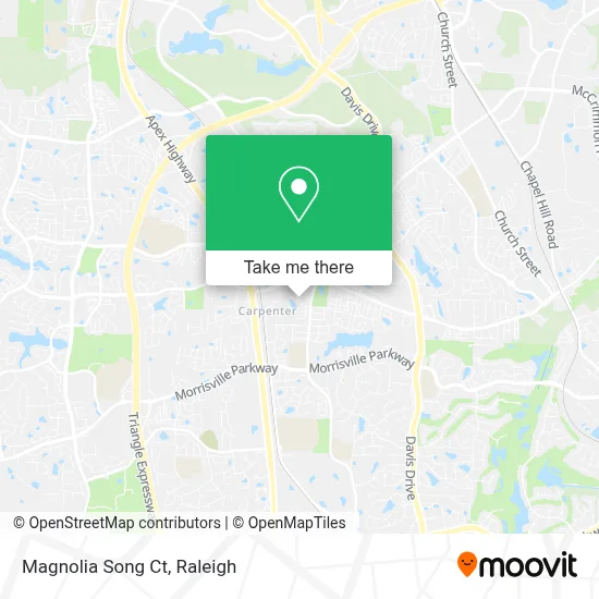 Magnolia Song Ct map