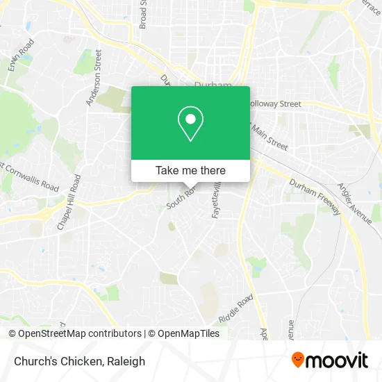 Church's Chicken map
