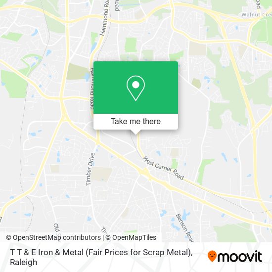 T T & E Iron & Metal (Fair Prices for Scrap Metal) map