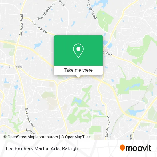 Mapa de Lee Brothers Martial Arts