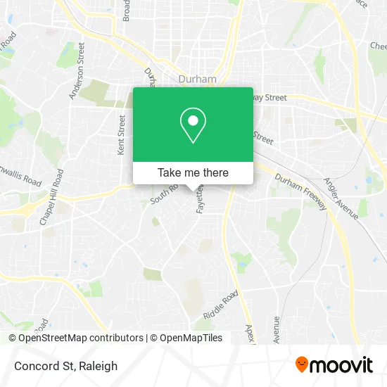 Concord St map