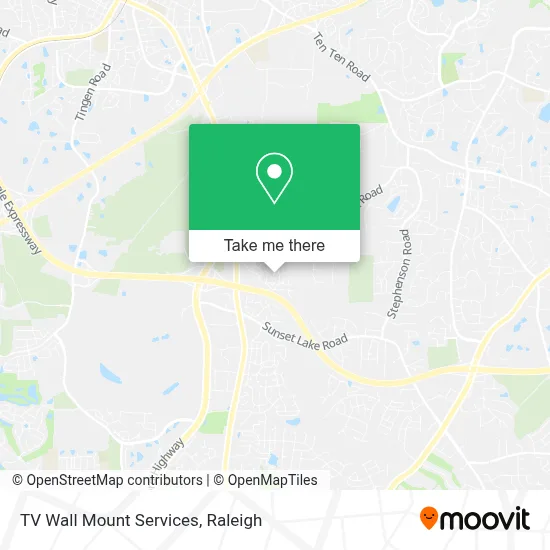 TV Wall Mount Services map