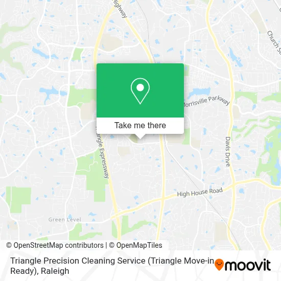Mapa de Triangle Precision Cleaning Service (Triangle Move-in Ready)