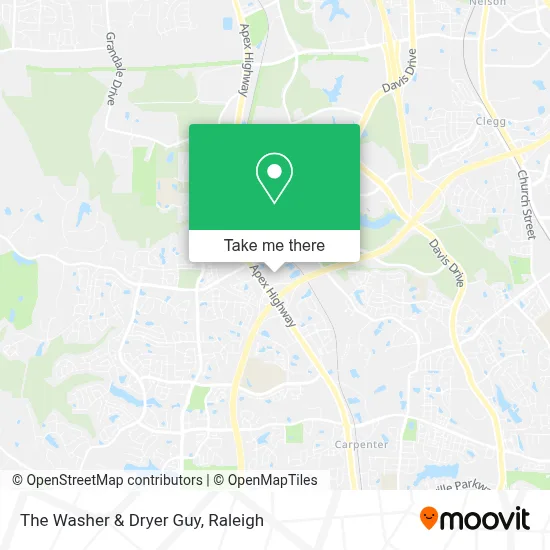 The Washer & Dryer Guy map