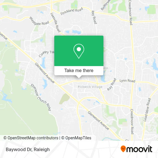 Baywood Dr map